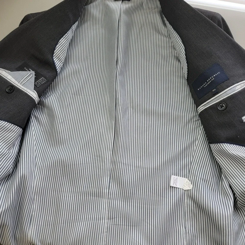 Banana Republic Blazer Mens 38 Tailored Fit Lanificio F.lli Cerruti Sport Jacket